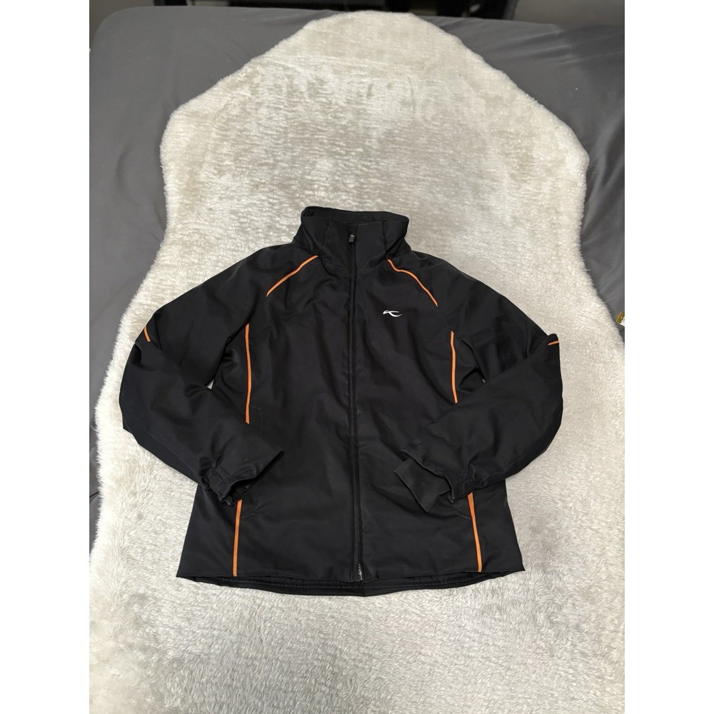 KJUS Boys Formula Black Jacket Full Zip Size 152 Winter US 12 (10-12)‎